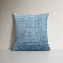 denim blue throw pillows