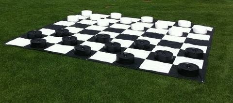 Giant Outdoor Checkers Game