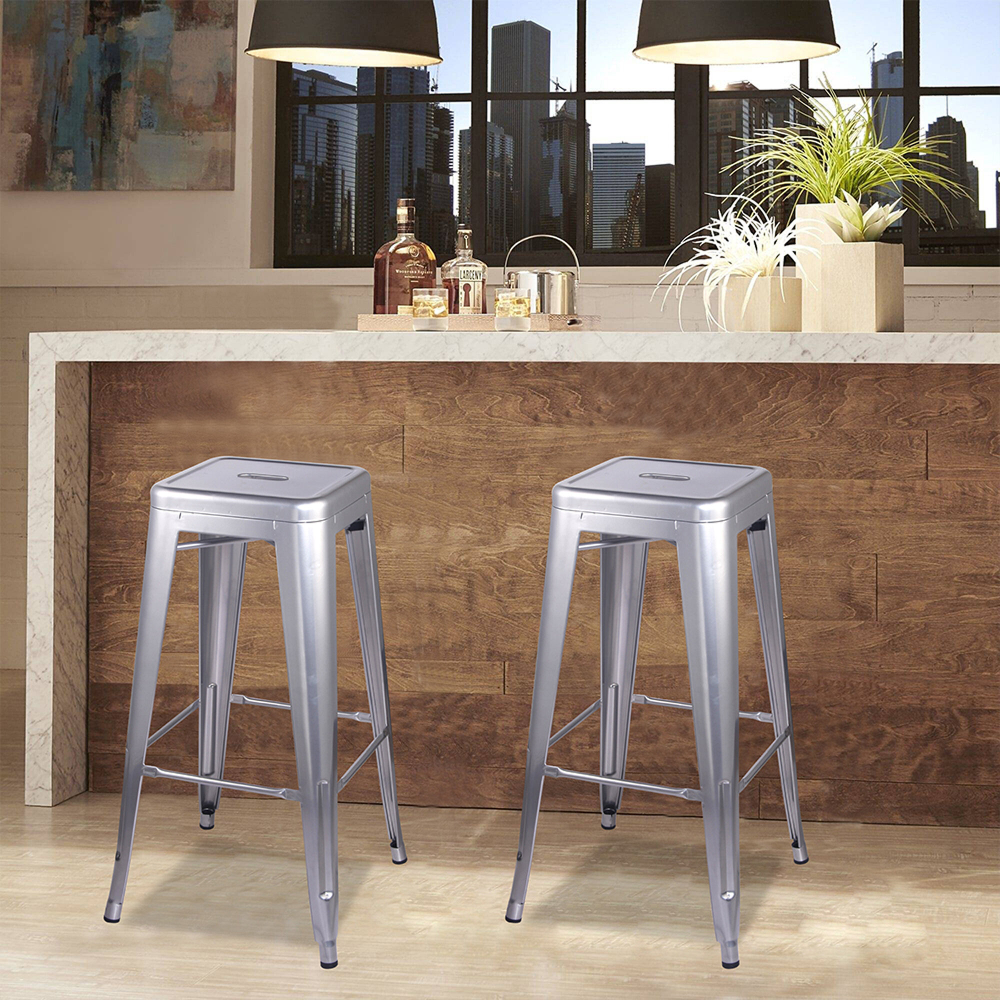 17 Stories Armina 30 Bar Stool Reviews Wayfair