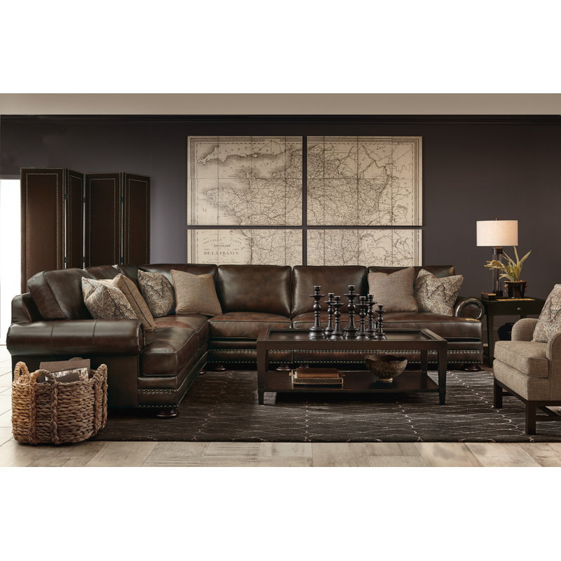 Bernhardt Foster Leather 122 Modular Sectional Wayfair Bernhardt Foster Leather 122 Modular
