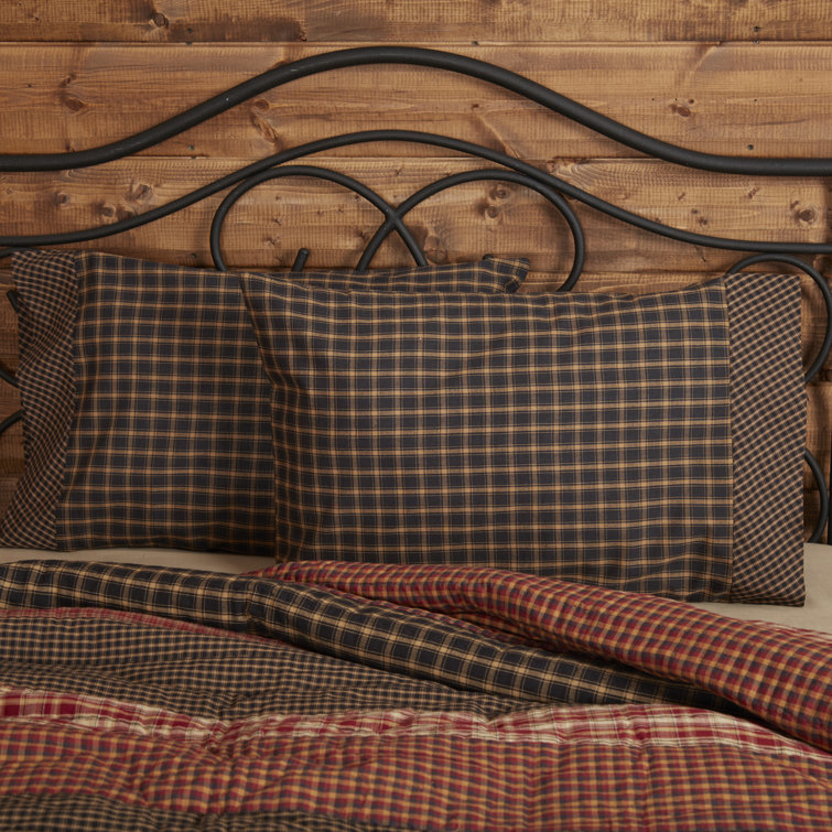 plaid pillowcases