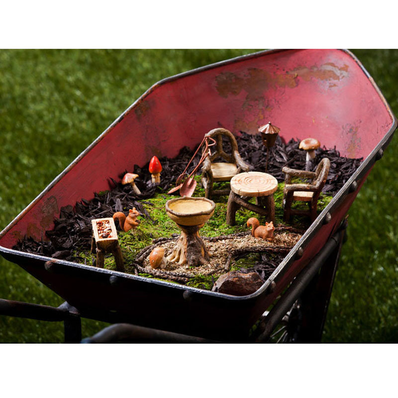 Garden Furniture And Accessories new creative mini garden furniture statue with metal accessories Garden Furniture And Accessories new creative mini garden furniture statue with metal accessories