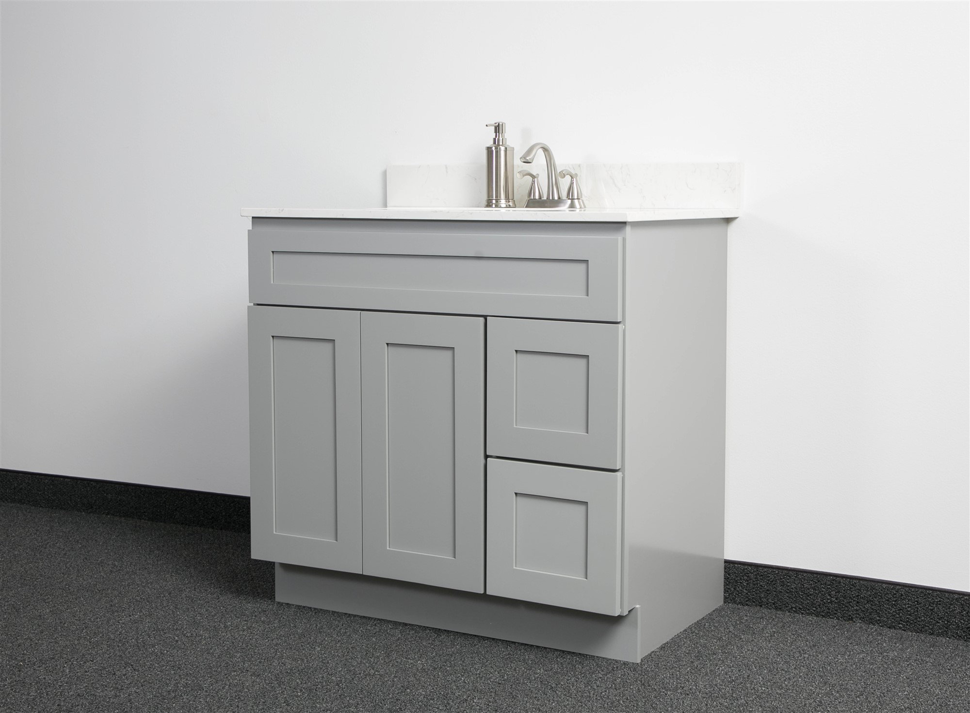 United Cabinetry 36 Bathroom Vanity Base Only Reviews Wayfair