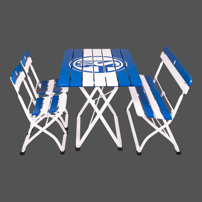 Schalke 04 4 Piece Children S Picnic Table And Chair Set