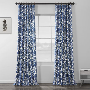Large Print Floral Curtains Wayfair