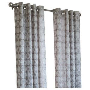 Arlon Geometric Grommet Single Curtain Panel