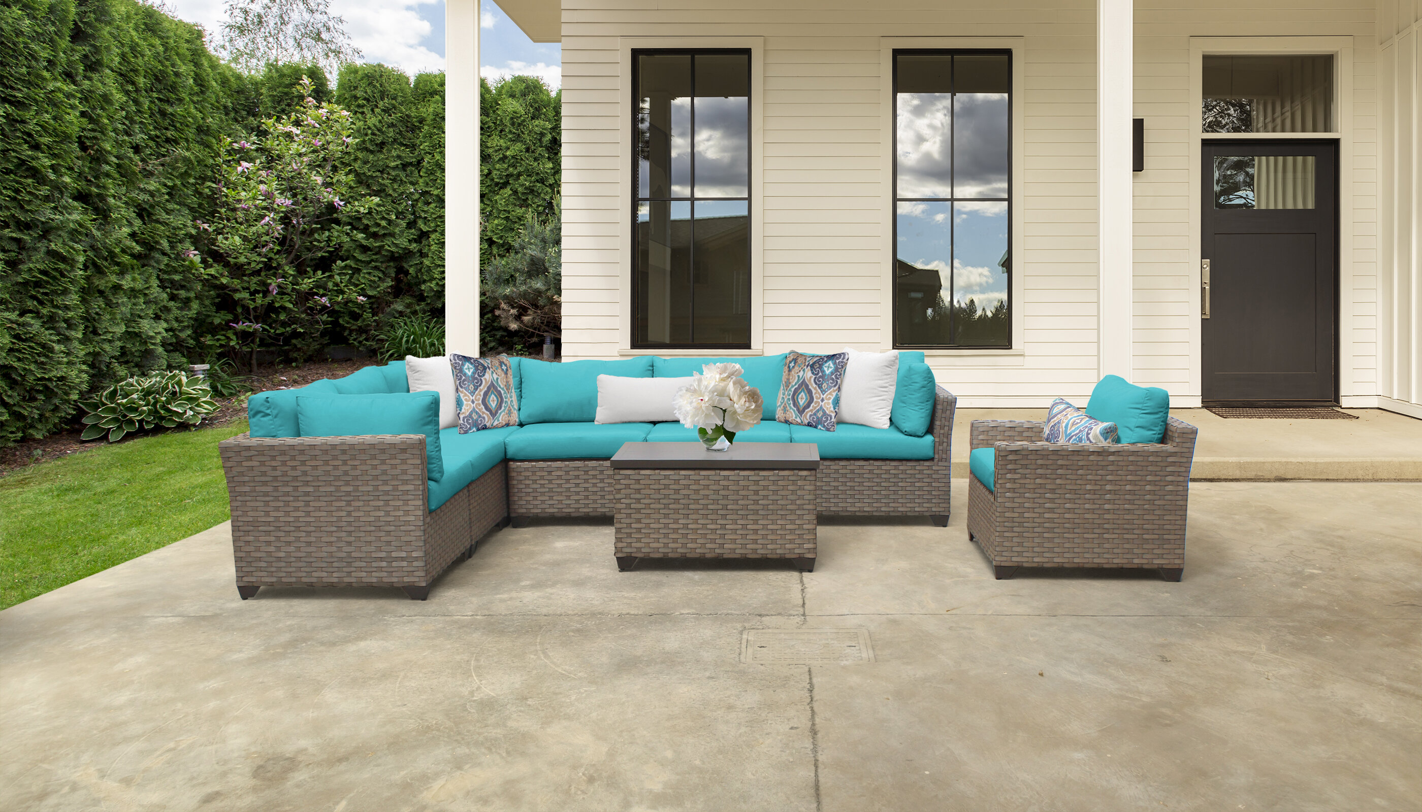 Sol 72 Outdoor™ Rochford HighDensity Polyethylene (HDPE) Wicker 7