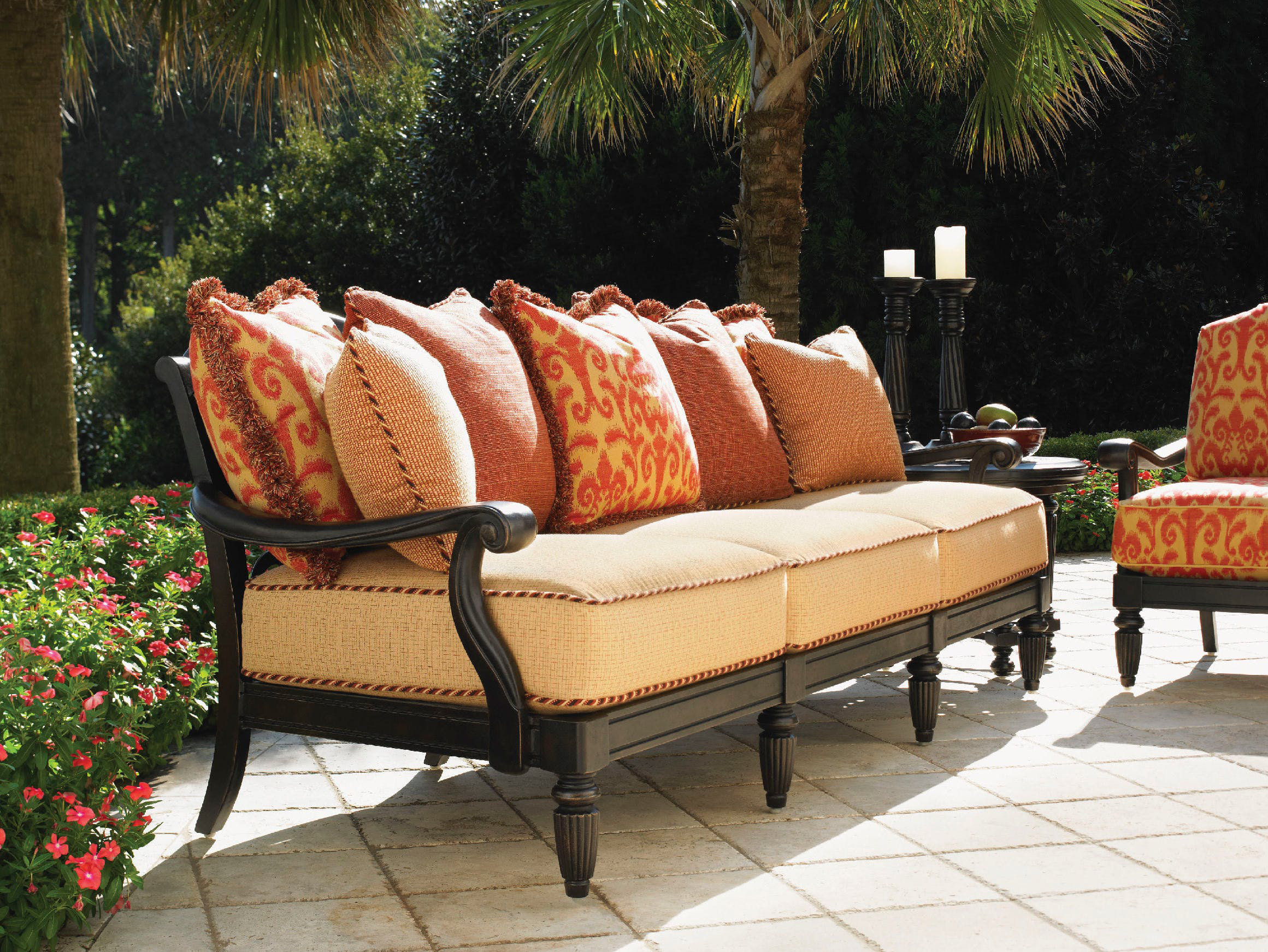 Tommy Bahama Outdoor Kingstown Sedona Patio Sofa With Cushions Wayfair