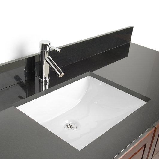 D Vontz Vitreous China Rectangular Undermount Bathroom Sink With Default Name