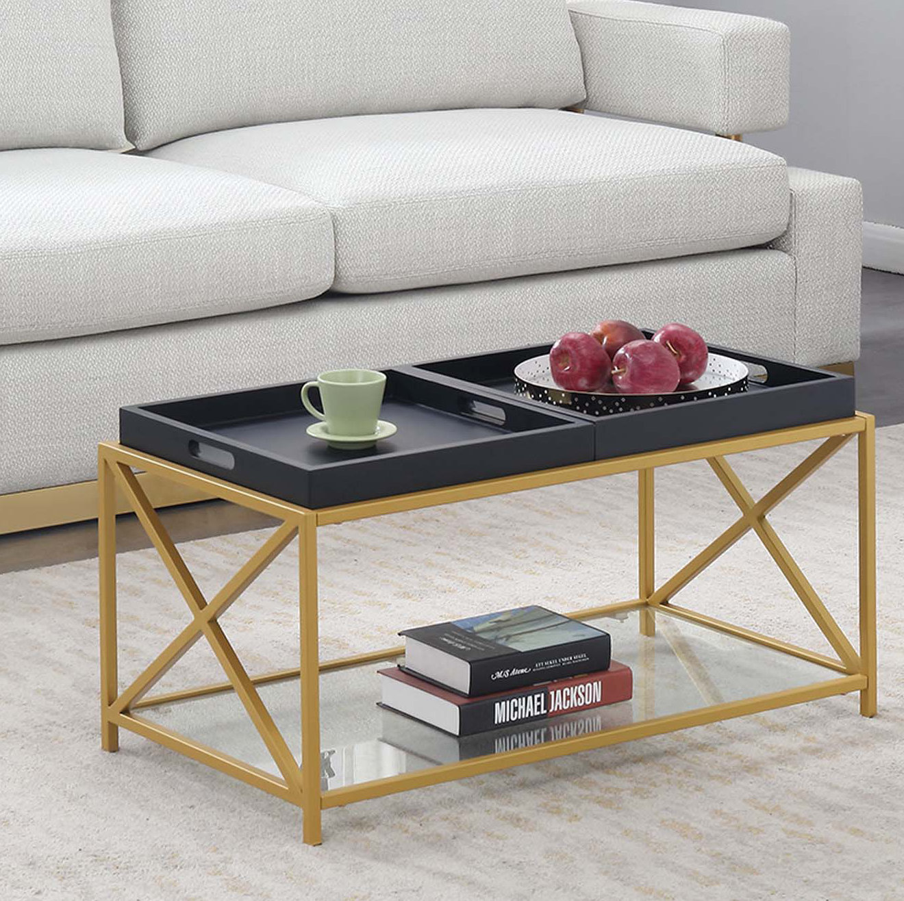 Everly Quinn Gaspard 3 Piece Coffee Table Set Reviews Wayfair