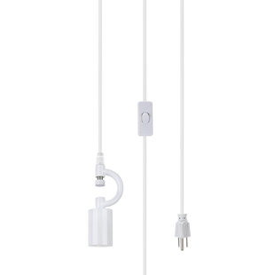 Plug In Swag Light Kit Wayfair Belles Plug In Swag 1 Light Rectangle Pendant