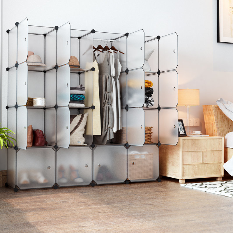 Rebrilliant Ponce 9 W 16 Cube Interlocking Modular Storage