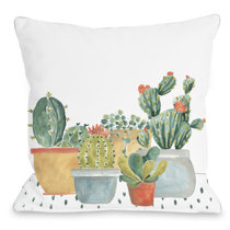 cactus lumbar pillow