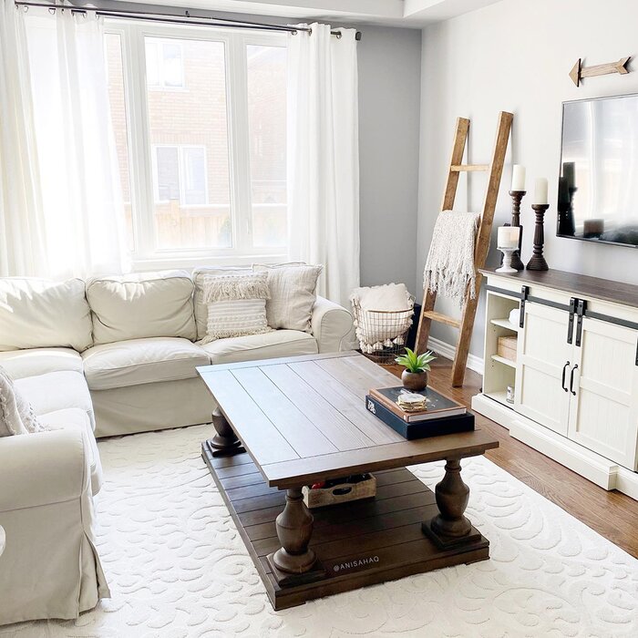 Scandinavian Living Room Design Photo by Wayfair Canada