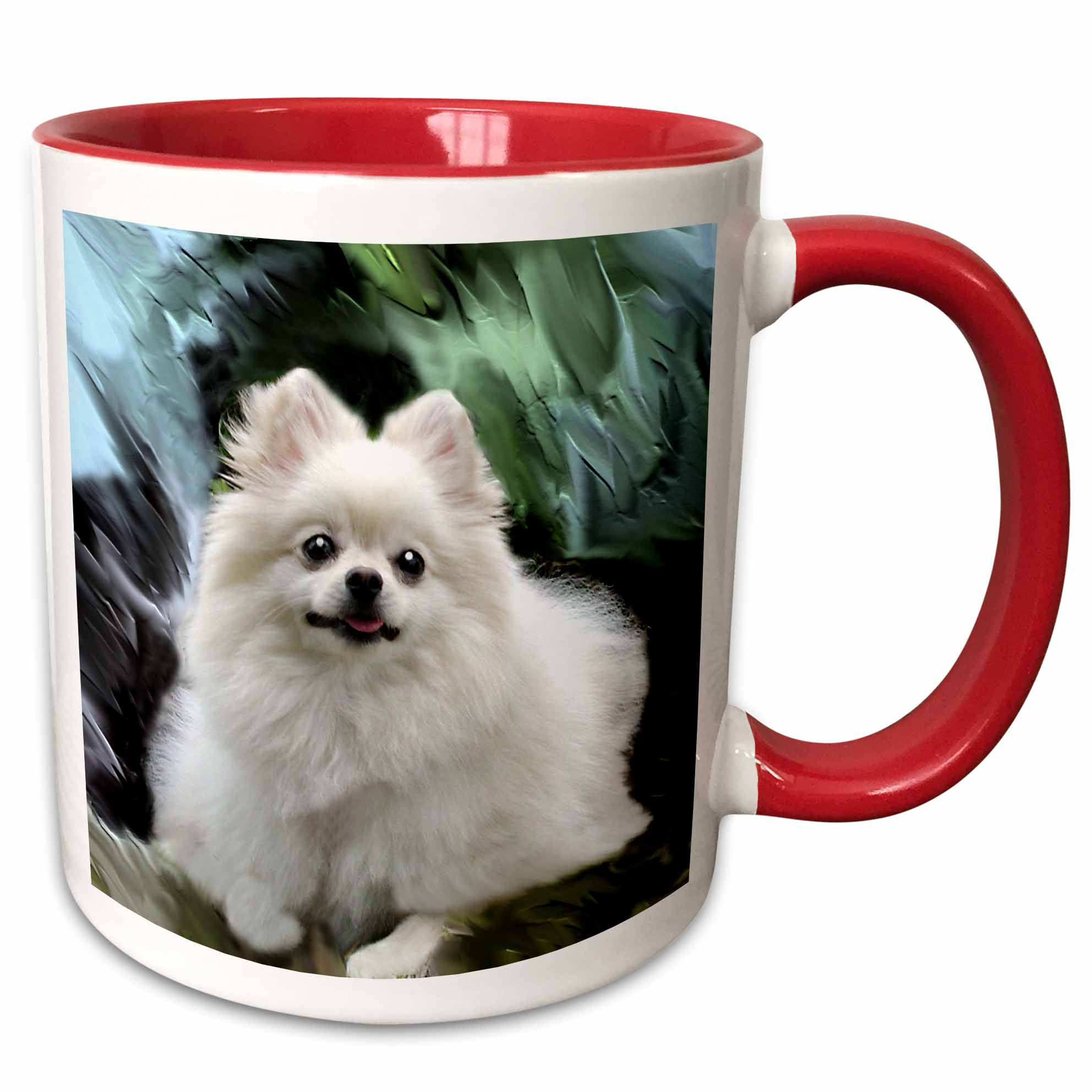 pomeranian coffee mug