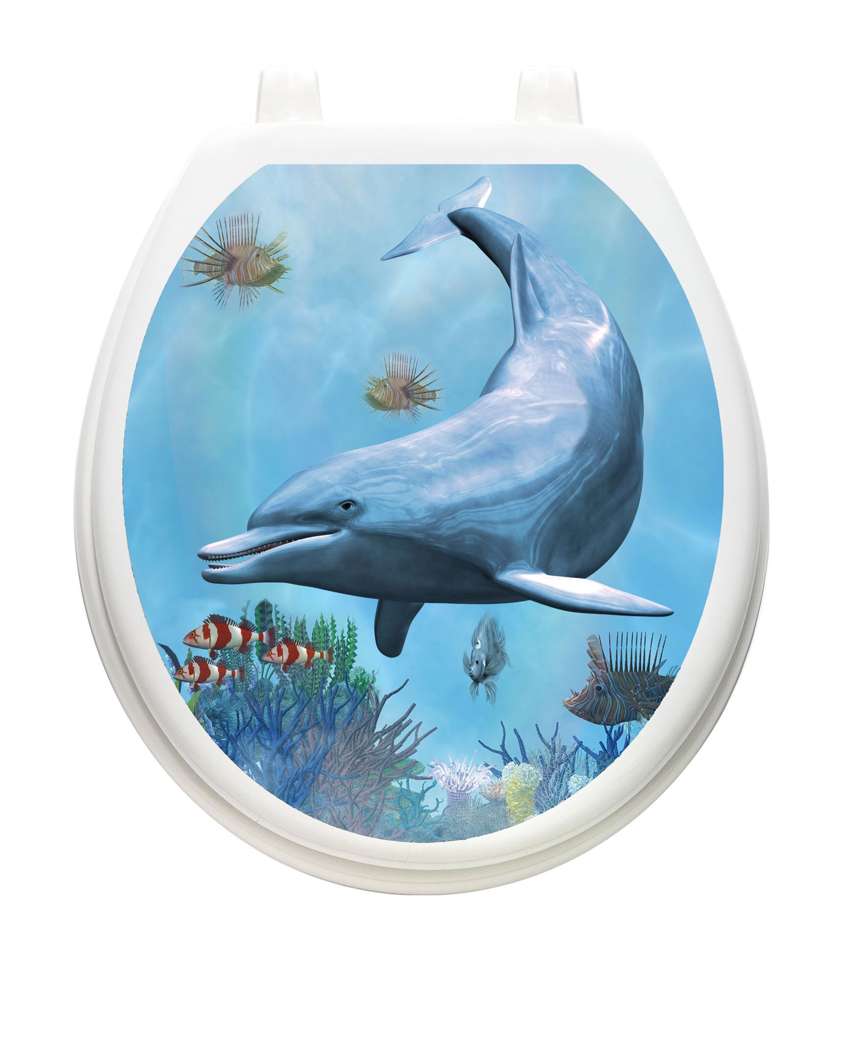  Toilet sticker sticker for Toilet Seat Dolphin stickersnews  