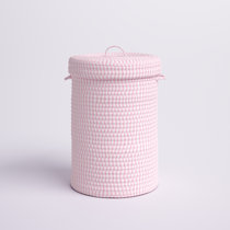New Ombre Hamper Pink with Handles Laundry Basket Toy Box Storage Hamper ZW.. 
