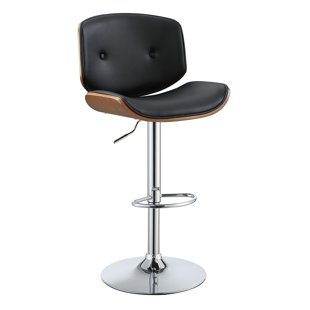 Go to store & view more images George Oliver Dinan Adjustable Height Swivel Bar Stool