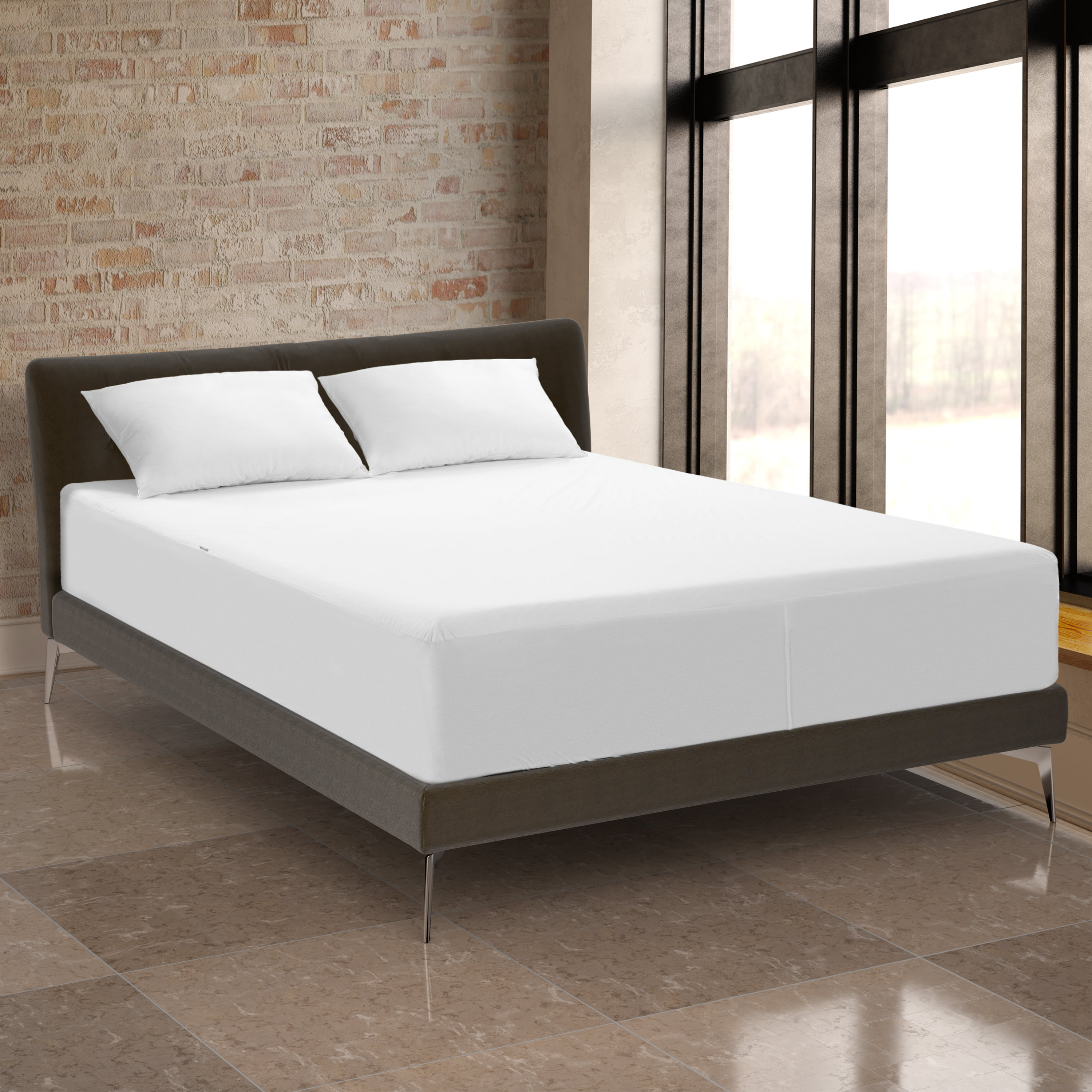 ProtectABed Hypoallergenic and Waterproof Fitted Mattress Protector