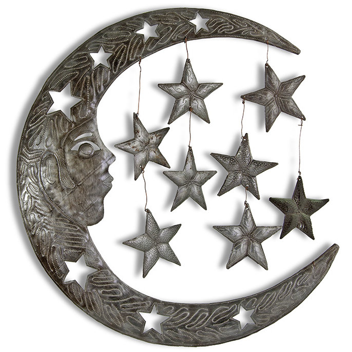 Beyondborders Moon And Stars Sky Wall Decor Wayfair