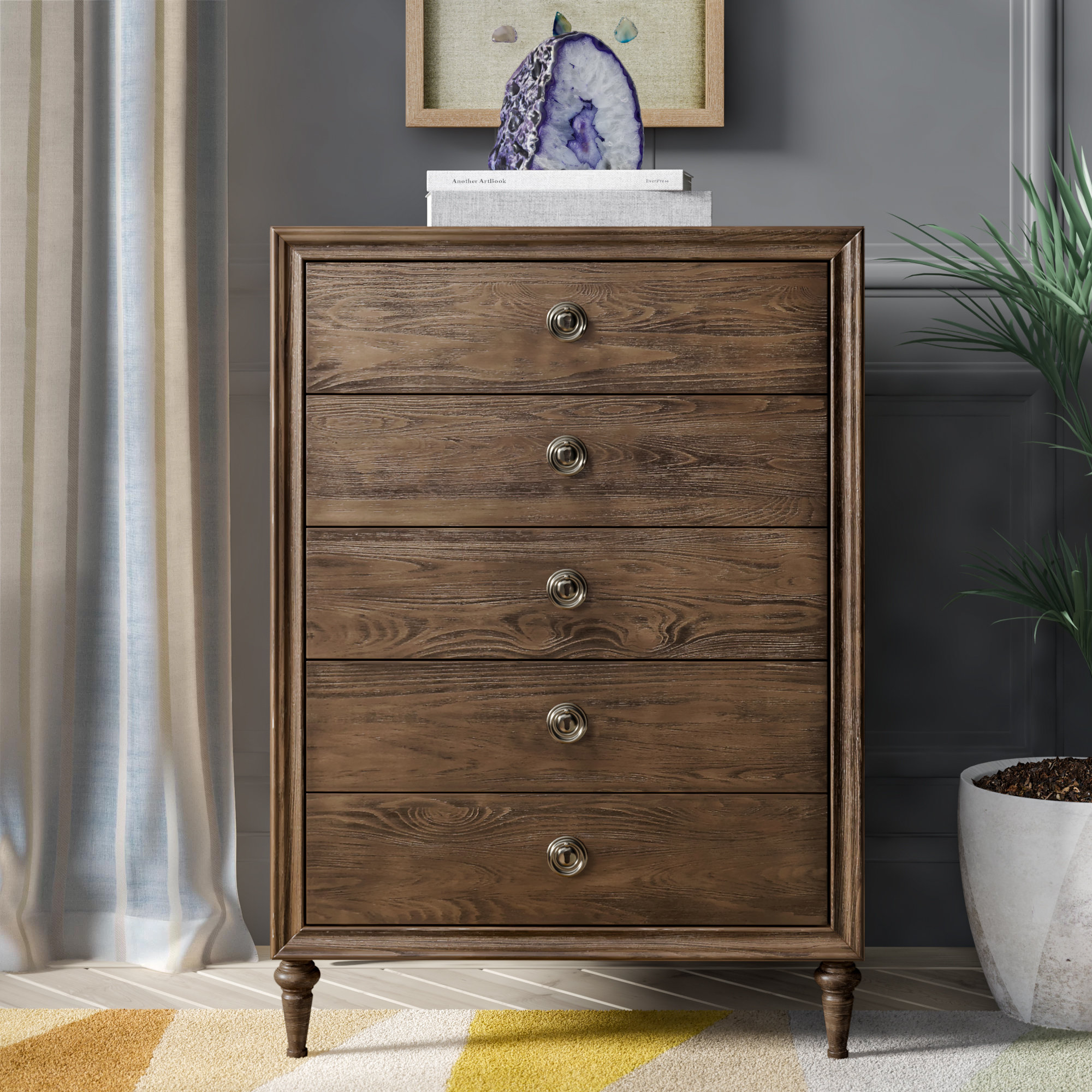Greyleigh™ Knollwood 5 Drawer Dresser Wayfair