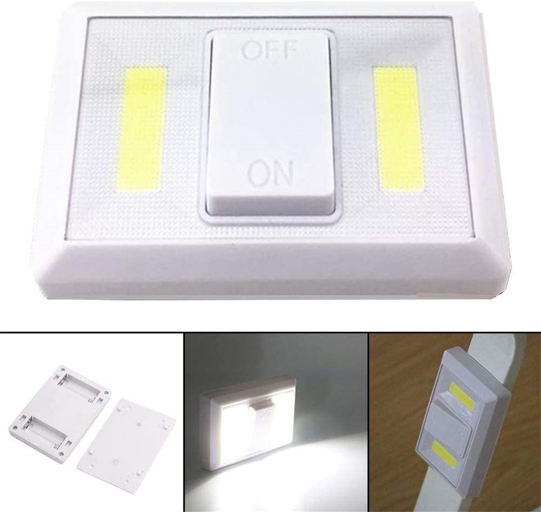 Dimmer Switch Dimmable Wireless Wall Lamp Wall Mount Cob Led Light Night Light 