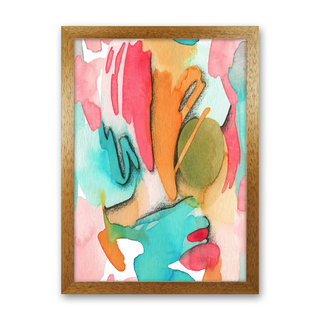 17 Stories Poster Abstrakte Wasserfarben Kunst