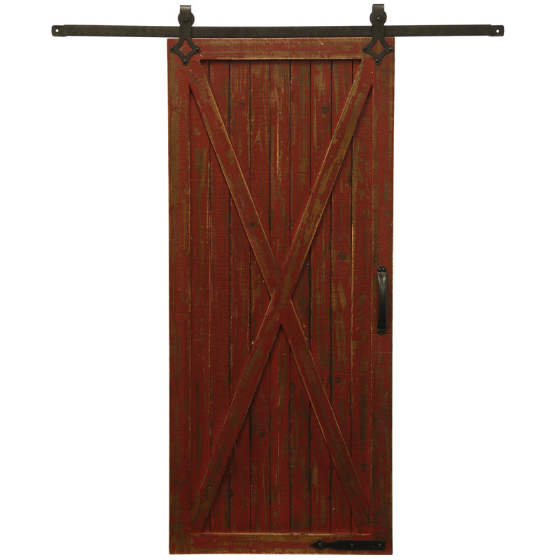 Gracie Oaks Farm House Sliding Barn Door Wall Decor Wayfair