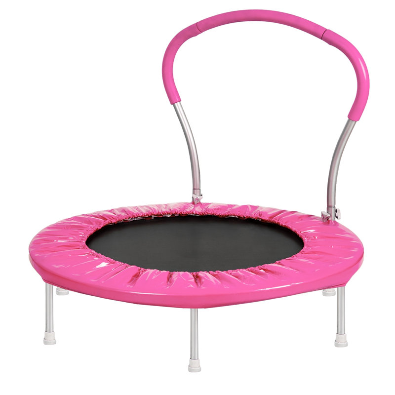 pink toddler trampoline