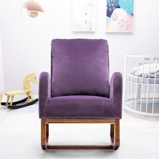 purple nursery glider