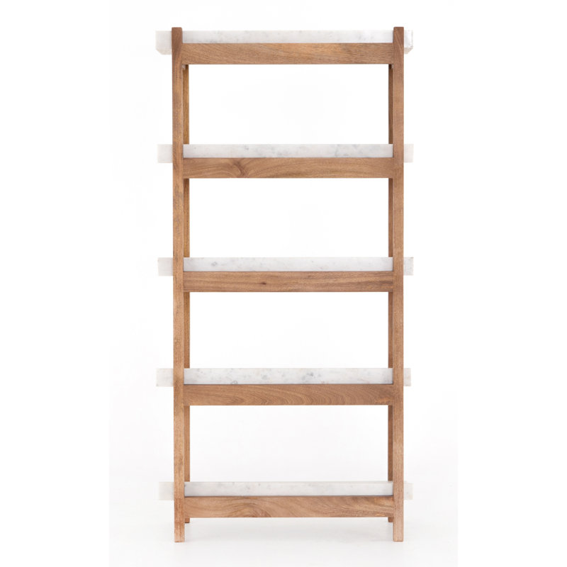 Dajiana 38 Solid Wood Etagere Bookcase Allmodern Mango wood bookcase fully assembled fast delivery. dajiana 38 solid wood etagere bookcase