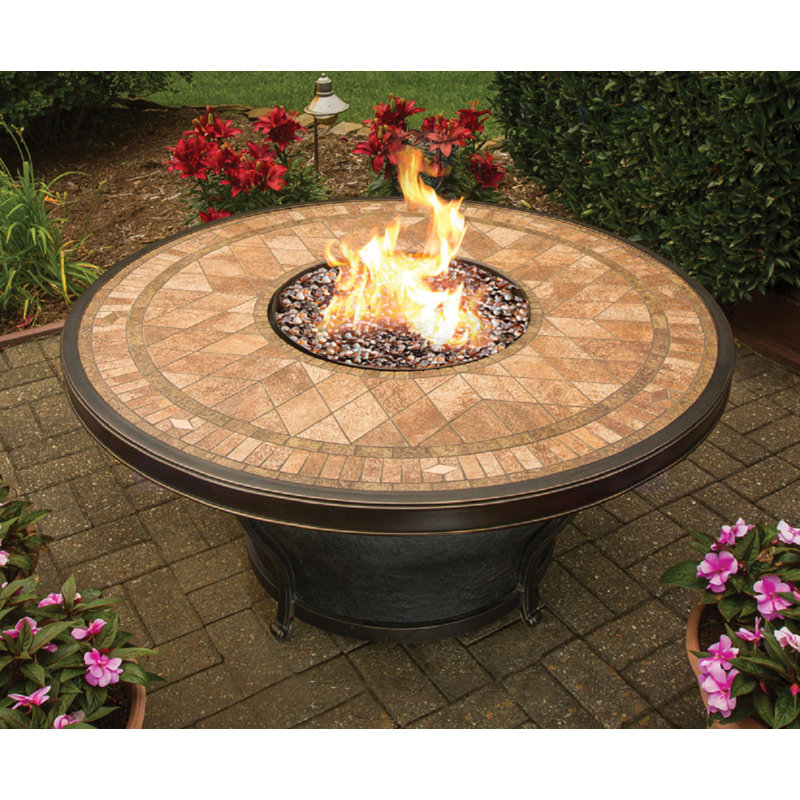 Balmoral Porcelain Propane Fire Pit Table