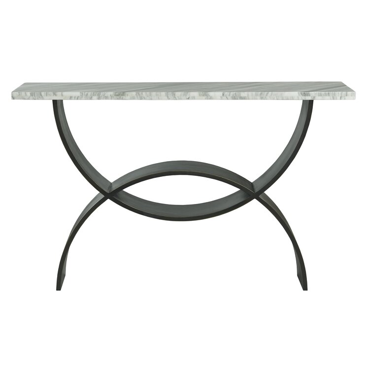 slim half round console table