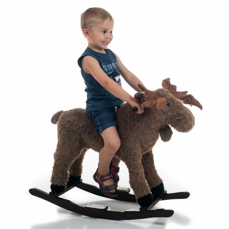 moose rocking horse