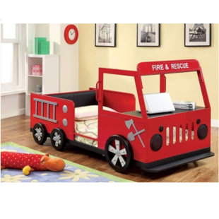 fire truck twin bed set