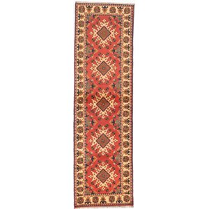 One-of-a-Kind Kargahi Hand-Knotted Brown Area Rug