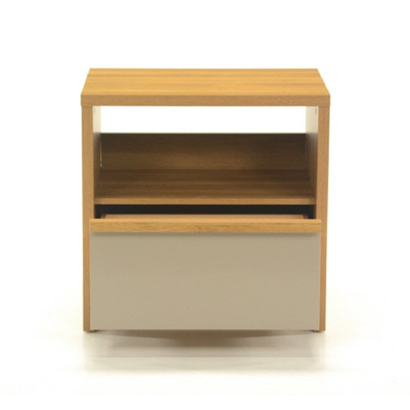 Foundry Select Ceja 1 Drawer Nightstand In Pale Oak Wayfair