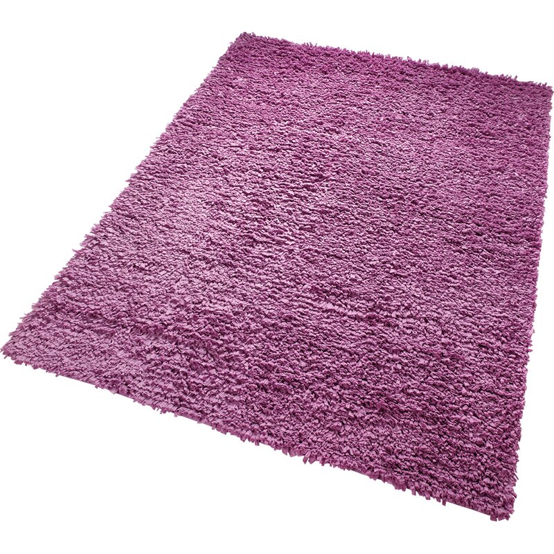 Esprit Fluffy Handwoven Purple Rug | Wayfair.co.uk