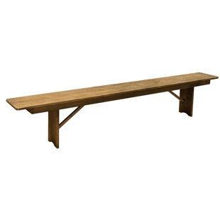 Go to store & view more images Millwood Pines Ethan Folding Farm Wood Bench