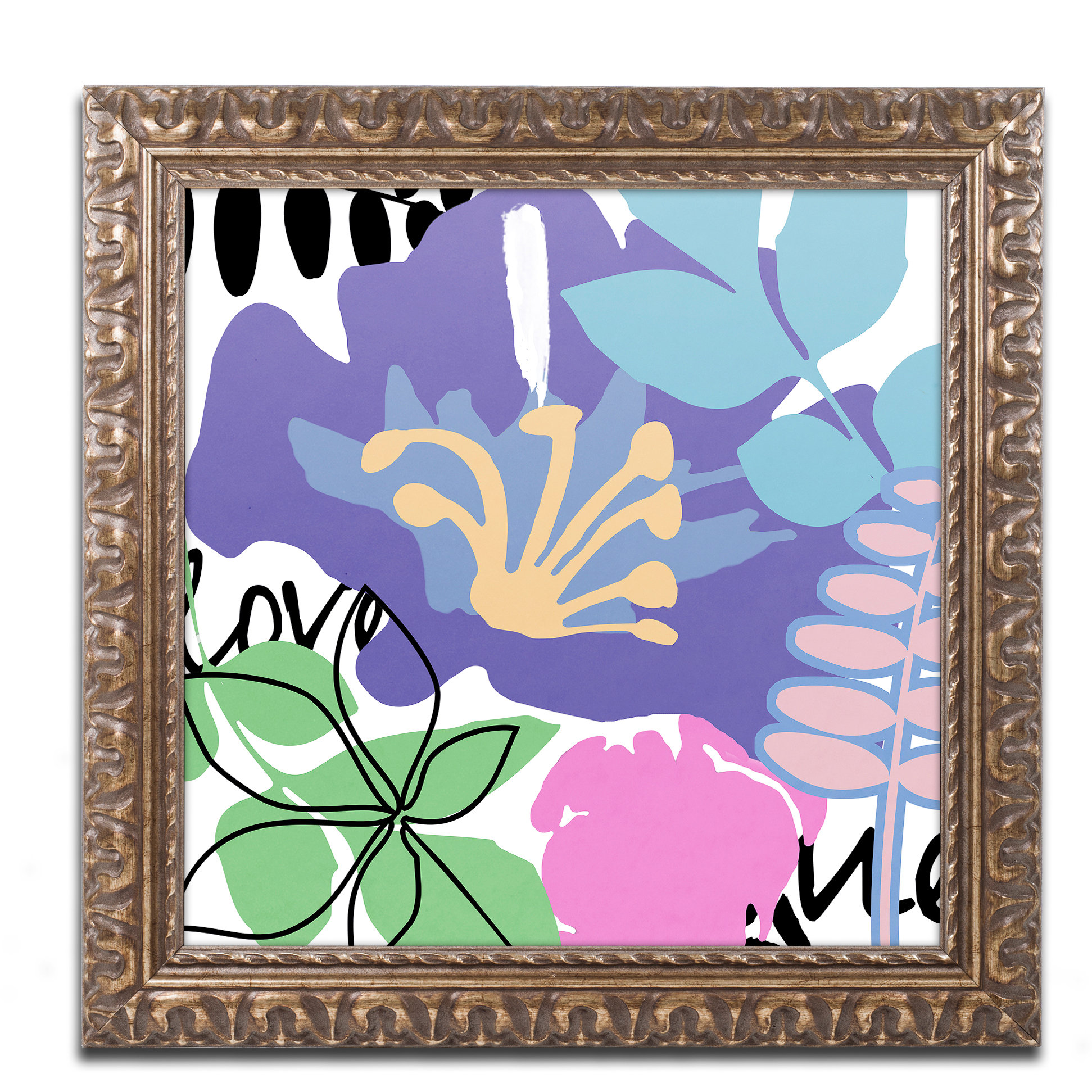 Trademark Art French Poodle Ii By Color Bakery Framed Graphic Art Wayfair