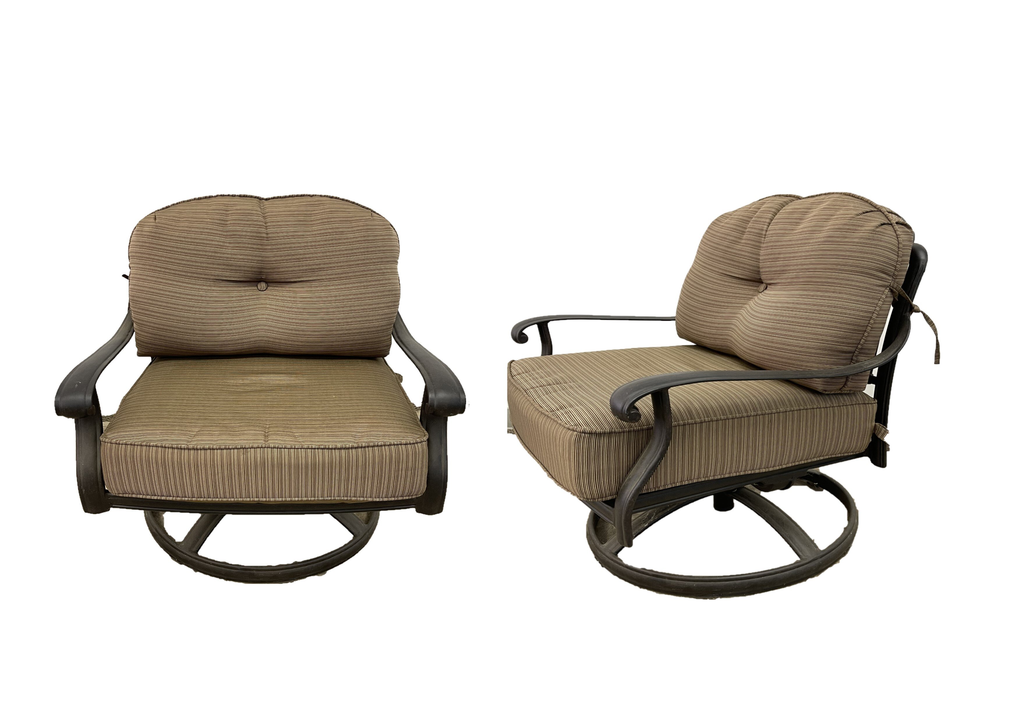 wayfair swivel outdoor chairs