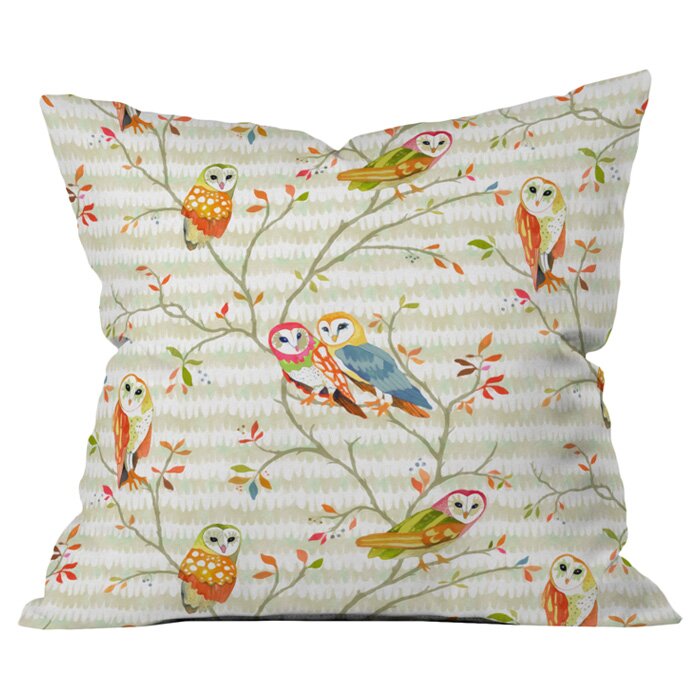 Deny Designs Elizabeth St Hilaire Nelson Summer Tree Throw Pillow 
