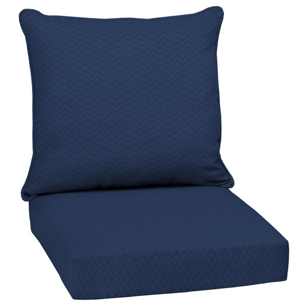 44 X 18 X 4 Inches Basics Tufted Outdoor Patio Bench Cushion Black