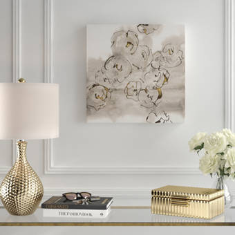 House Of Hampton Gold Dust Ii V 2 Acrylic Painting Print On