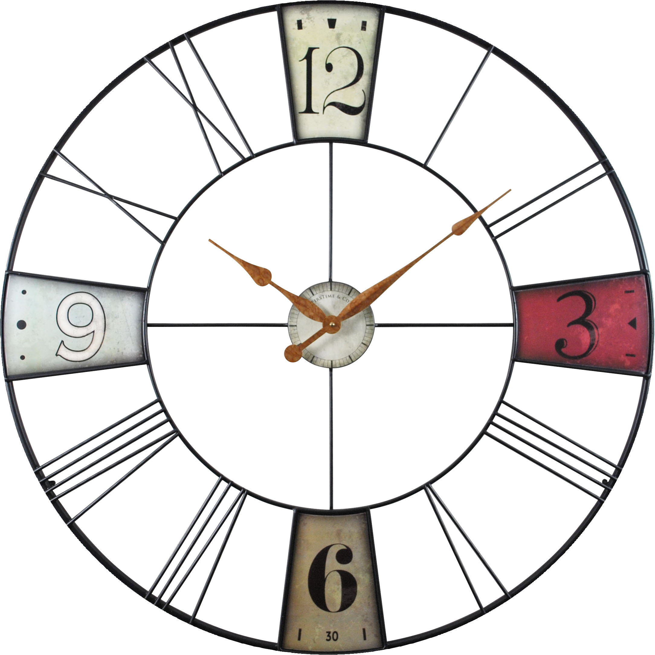 Trent Austin Design Oversized Derby 36 Wall Clock Reviews Wayfair Ca