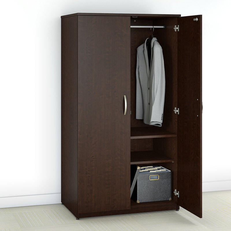 Bush Business Furniture Storage Wardrobe Armoire Wayfair