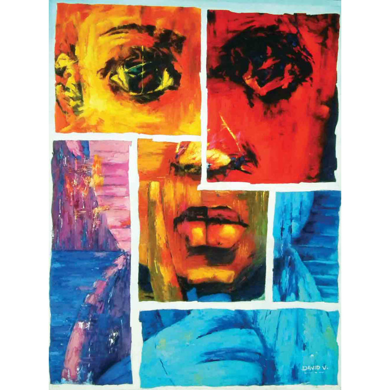 Ivy Bronx Face Of A Nation Acrylic Painting Print On Canvas