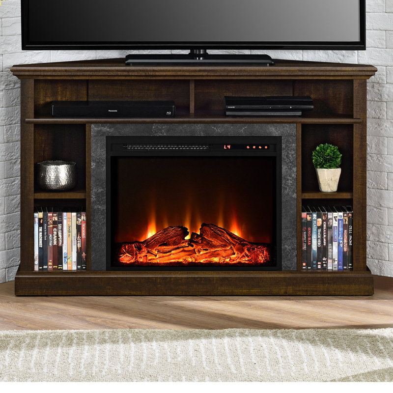 Darby Home Co Moreton Corner Tv Stand For Tvs Up To 50 Inches With