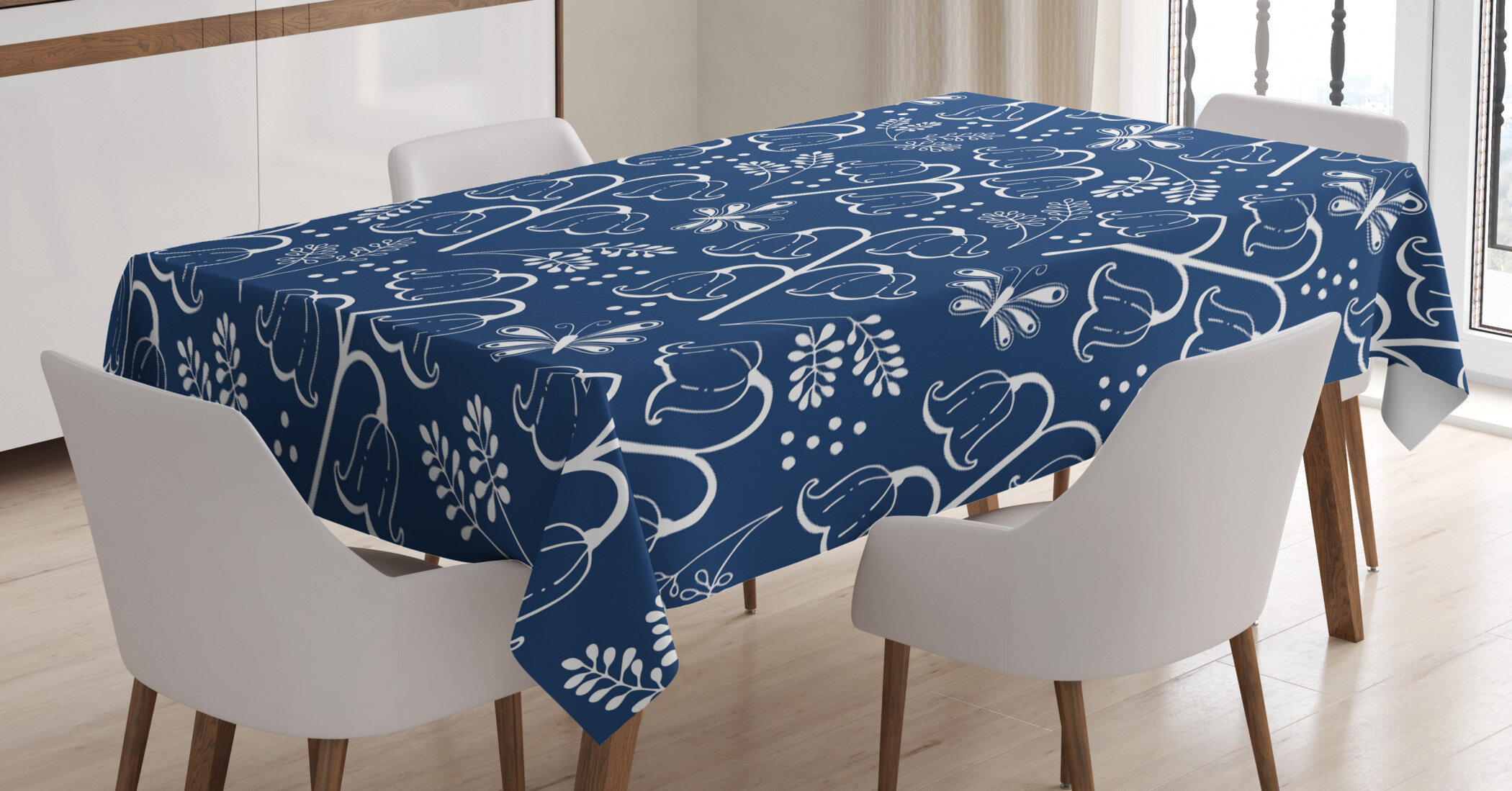 Floral Field Amaryllis Daffodil Blossom Romantic Design 52 X 70 Dining Room Kitchen Rectangular Table Cover Ambesonne Garden Tablecloth Hunter Green Mustard Almond Green
