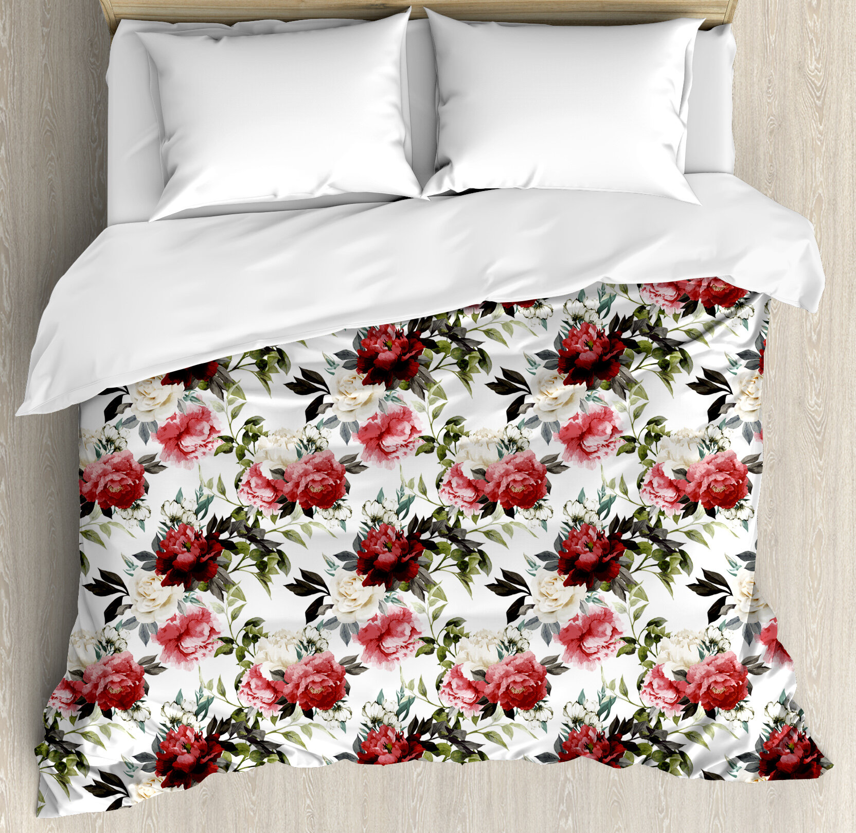 East Urban Home Shabby Elegance Country Style Floral Flower Roses